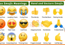 Emojis and Their Meaning in English with Pictures