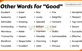 40+ Synonyms for Good in English with Meanings and Examples