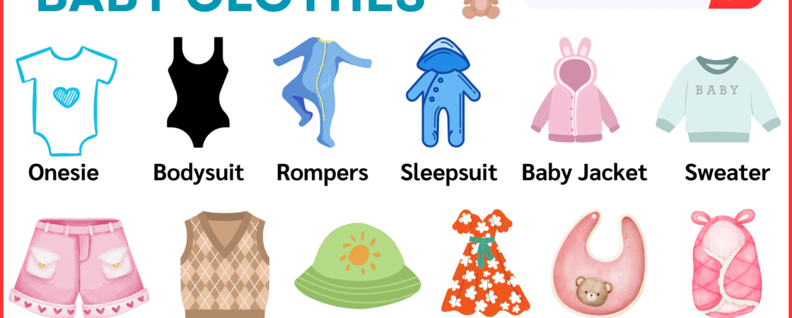 Baby Clothes Name with Their Pictures