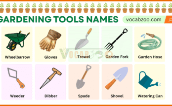 Gardening Tools Names in English