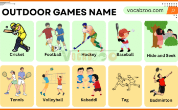 Outdoor Games Names in English with Their Pictures