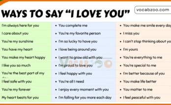 50 Best Ways to Say I Love You