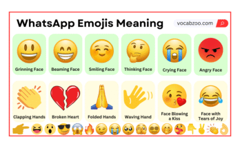 WhatsApp Emoji Meanings with Their Pictures