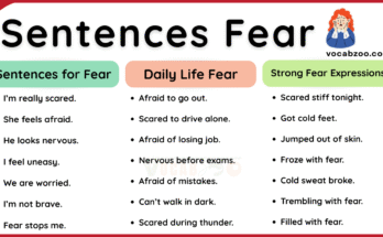 Sentences for Fear: 30 Ways to Say You’re Scared in English