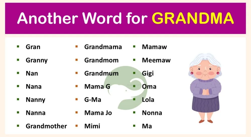 Other Words for Grandma