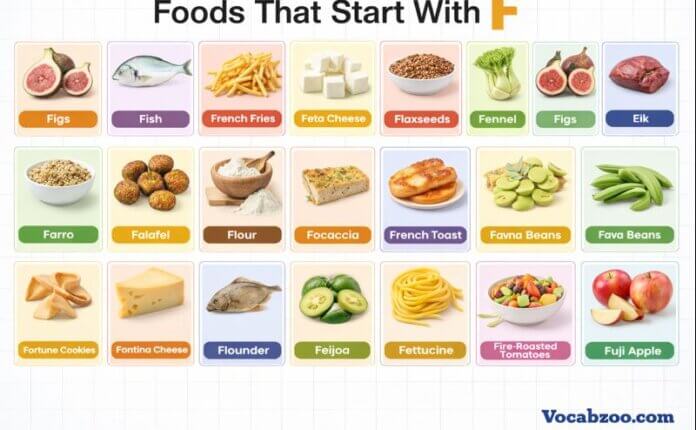 75+ Foods That Start with F in English with Pictures