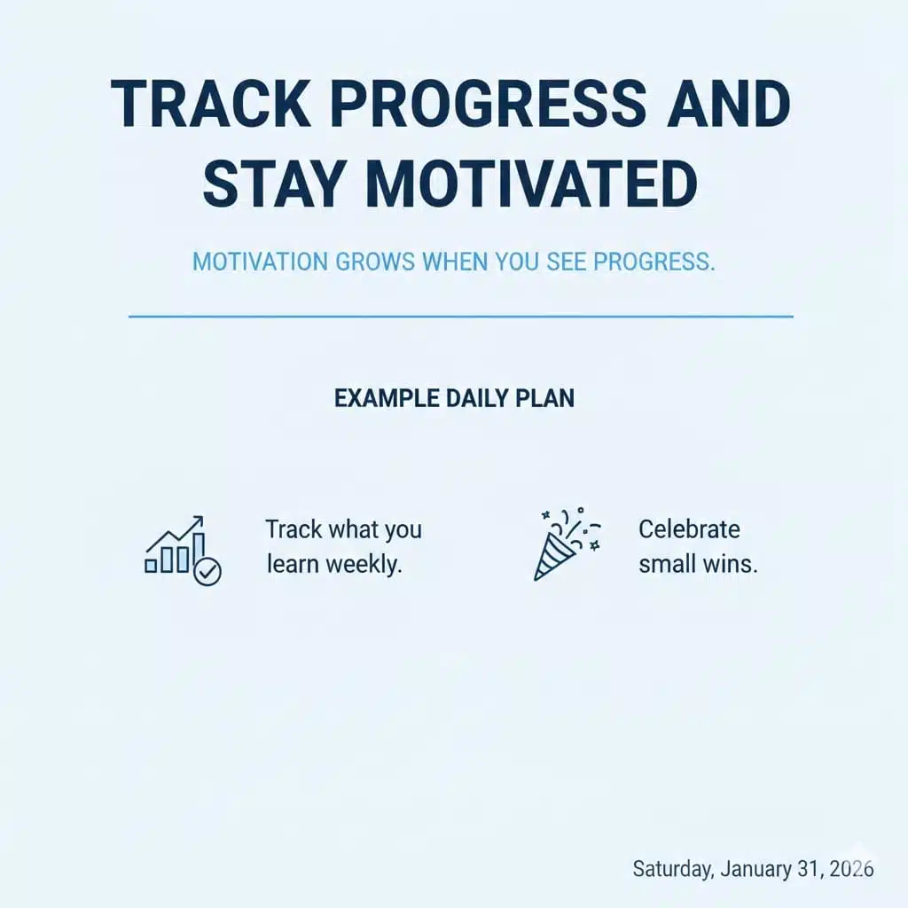 Track Progress and Stay Motivated