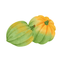 Acorn squash | Vegetables Names for Kids in English