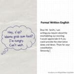 Spoken English vs Written English Differences - Vocabzoo
