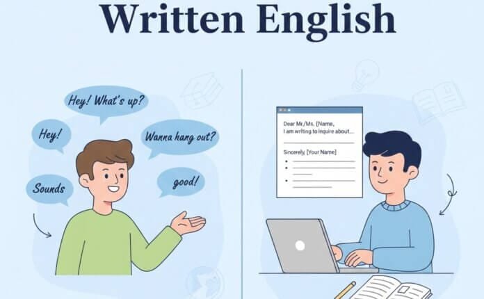 Spoken English vs Written English