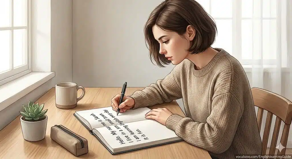Writing Practice (3–4 Minutes)