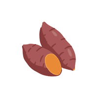 Yam | Vegetables Names for Kids in English