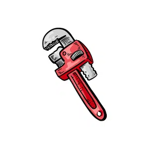 Pipe Wrench | Farm Tools Names for Kids in English