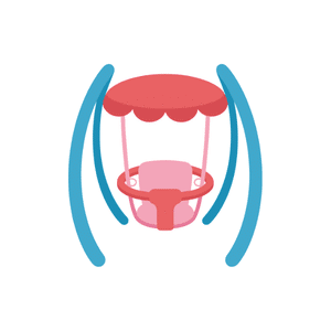 Baby swing | Playground Equipment Names for Kids