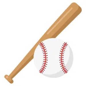 Baseball-bat | Sports Items Names for Kids