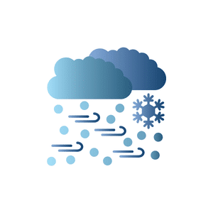 Blizzard | Weather Symbols Names for Kids