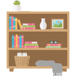 Bookcase | Household Items Names for Kids