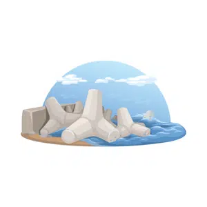 Breakwater | Beach Things Names for Kids