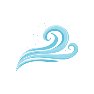 Breeze | Weather Symbols Names for Kids