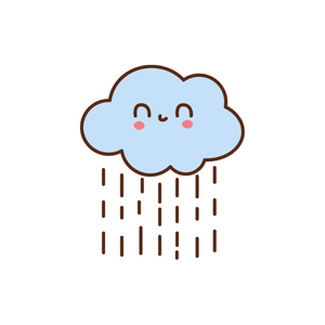 Cloud with rain