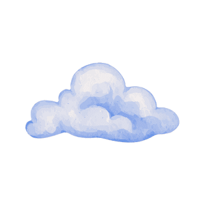 Cloudy | Weather Symbols Names for Kids
