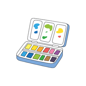 Coloring Set | Toys Names for Kids in English