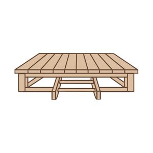 Deck platform | Playground Equipment Names for Kids