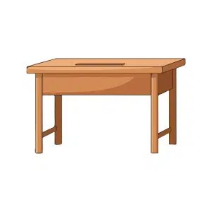 Desk | School Furniture Names for Kids