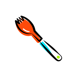 Disposable fork