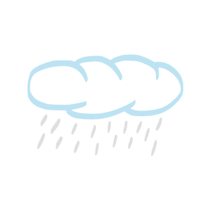 Drizzle | Weather Symbols Names for Kids