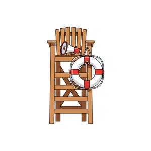 Lifeguard chair | Beach Things Names for Kids