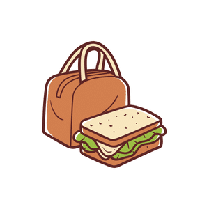Lunch bag | Picnic Items Names for Kids