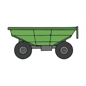 Manure Spreader | Farm Tools Names for Kids in English