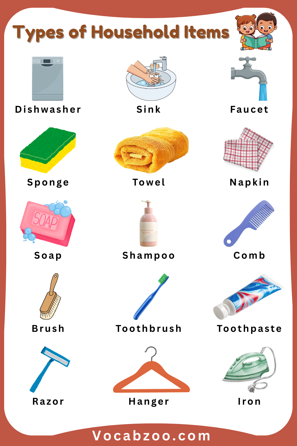 Most Popular Household Items for Kids with Pictures