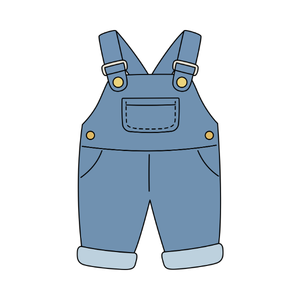 Overalls | Winter Clothes Names for Kids in English