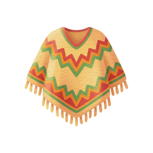 Poncho | Winter Clothes Names for Kids in English