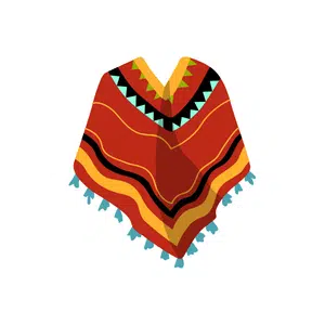 Poncho | Clothes Names for Kids in English