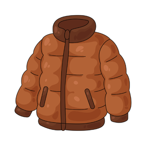 Puffer Jacket | Winter Clothes Names for Kids in English