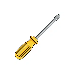 Screwdriver | Farm Tools Names for Kids in English
