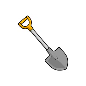Shovel | Farm Tools Names for Kids in English