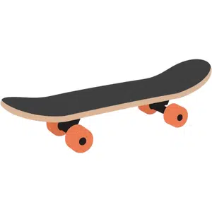 Skateboard | Sports Items Names for Kids