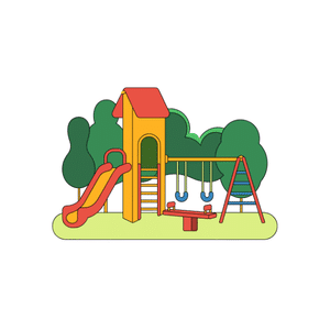Slide pole | Playground Equipment Names for Kids