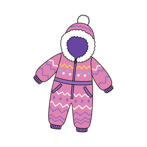 Snowsuit | Winter Clothes Names for Kids in English