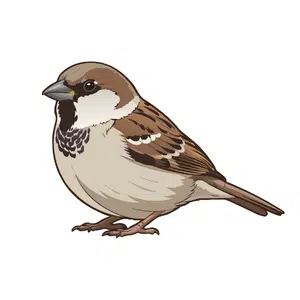 Sparrow | Bird Names for Kids in English with Pictures
