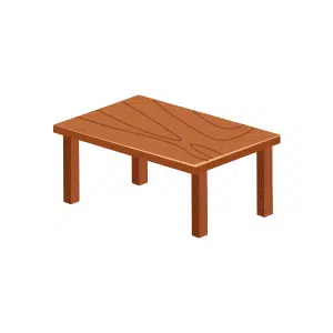 Square table