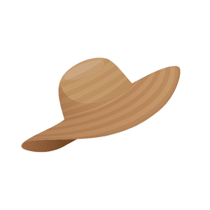 Straw Hat | Summer Clothes Names for Kids in English