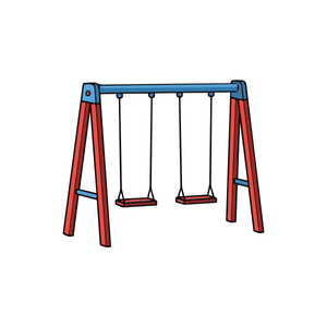 Swing set | Playground Equipment Names for Kids