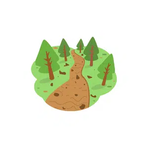 Trail | Park Things Names for Kids in English