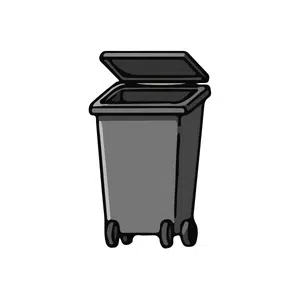 Trash can | Park Things Names for Kids in English