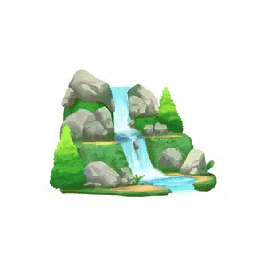 Waterfall | Park Things Names for Kids in English